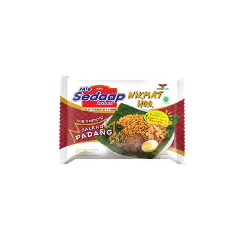 

SEDAAP Mie Instan Goreng Salero Padang Bag 86 GR