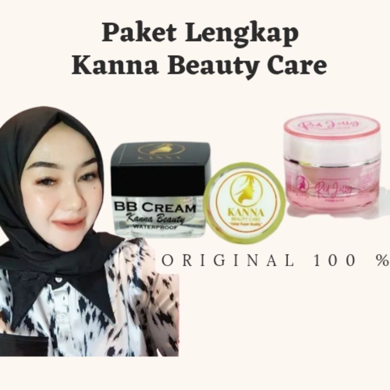 PAKET LENGKAP GLOWING KANNA BEAUTY CARE