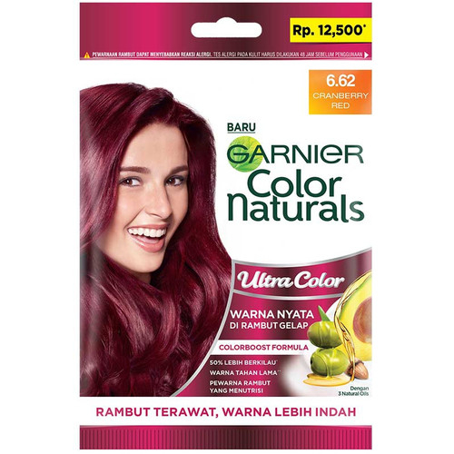 GARNIER HAIR COLOR SEMIR RAMBUT NATURAL ULTRACOLOR CRANBERRY RED