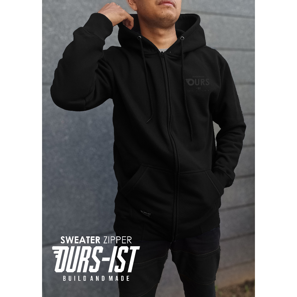 Hoodie Zipper Premium Original Ours-ist