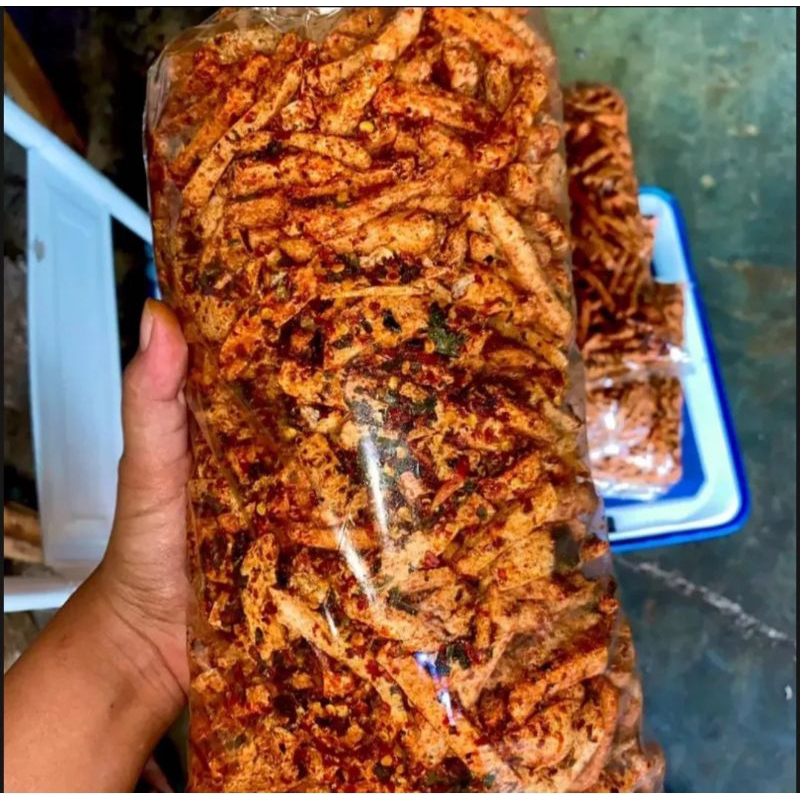 

Basreng Kering Pedas 500 Gram Pake Daun Jeruk