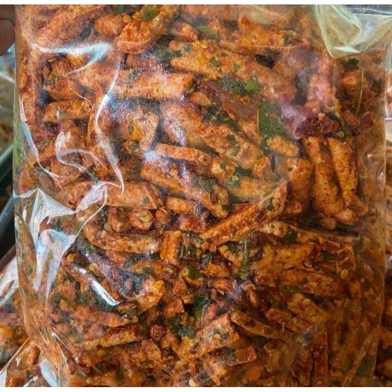 

BASRENG KERING PEDAS 1 KG PLUS DAUN JERUK