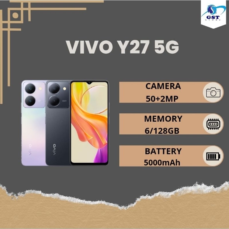 HP VIVO Y27 5G TERBARU TERMURAH BISA COD BERGARANSI RESMI
