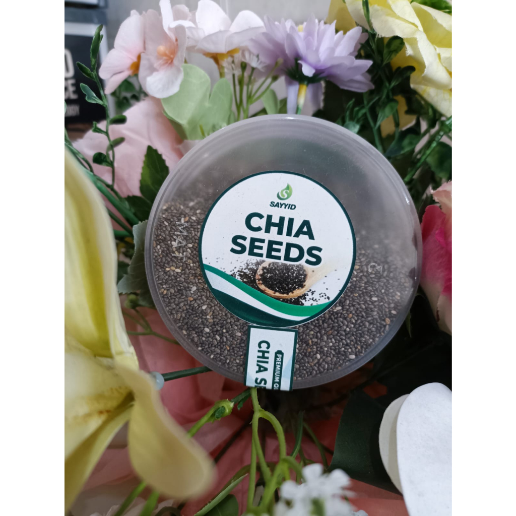 

Chia Seed 200gr Biji Chia Seeds Organik Premium Black Chia Seed Untuk Diet Original Natural