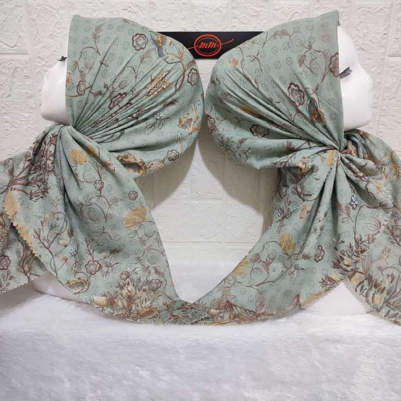 Free Special Gift - MH 01 - JILBAB SEGI EMPAT MOTIF BAHAN VOAL