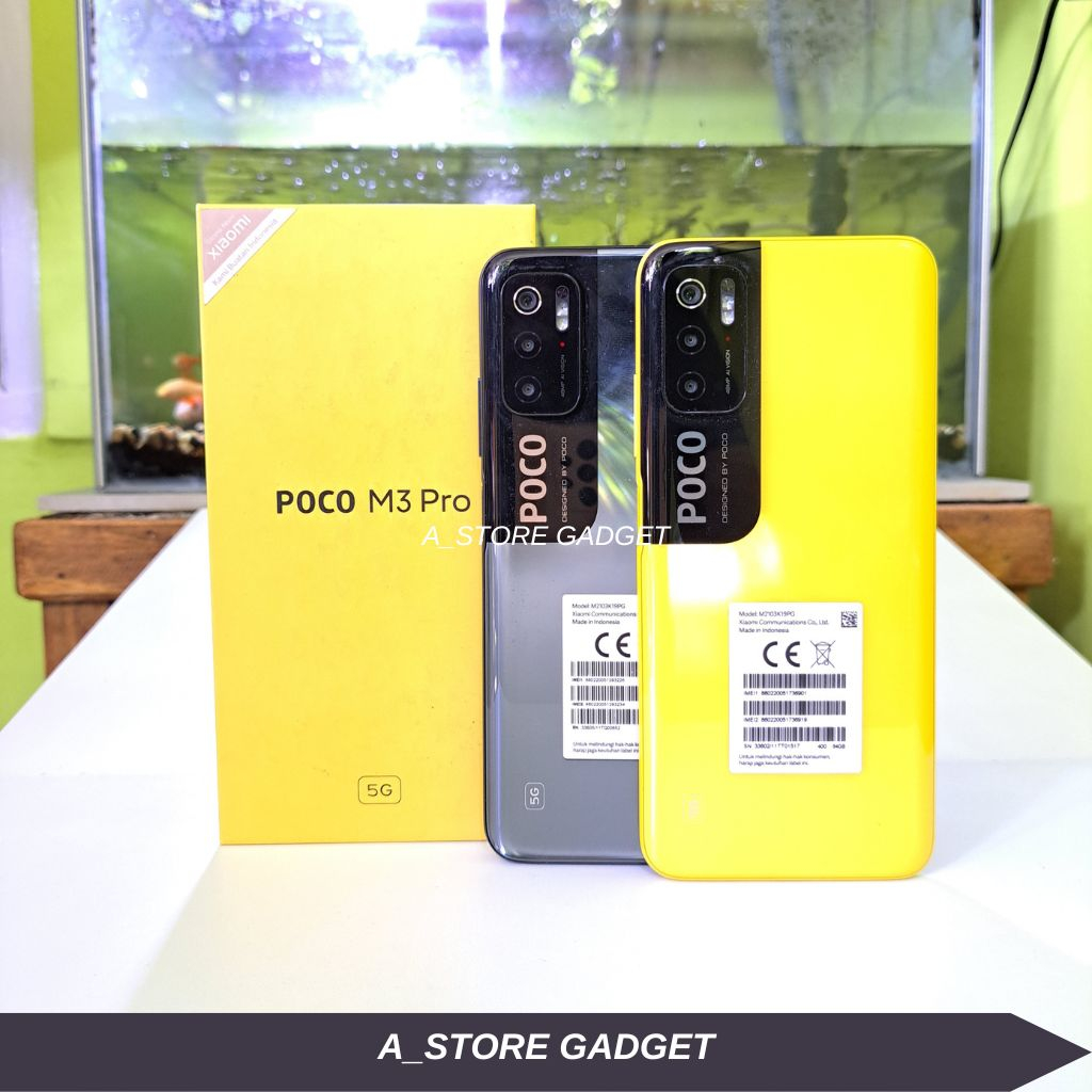 POCO M3 PRO 5G 4/64 & 6/128 SECOND FULL ORI