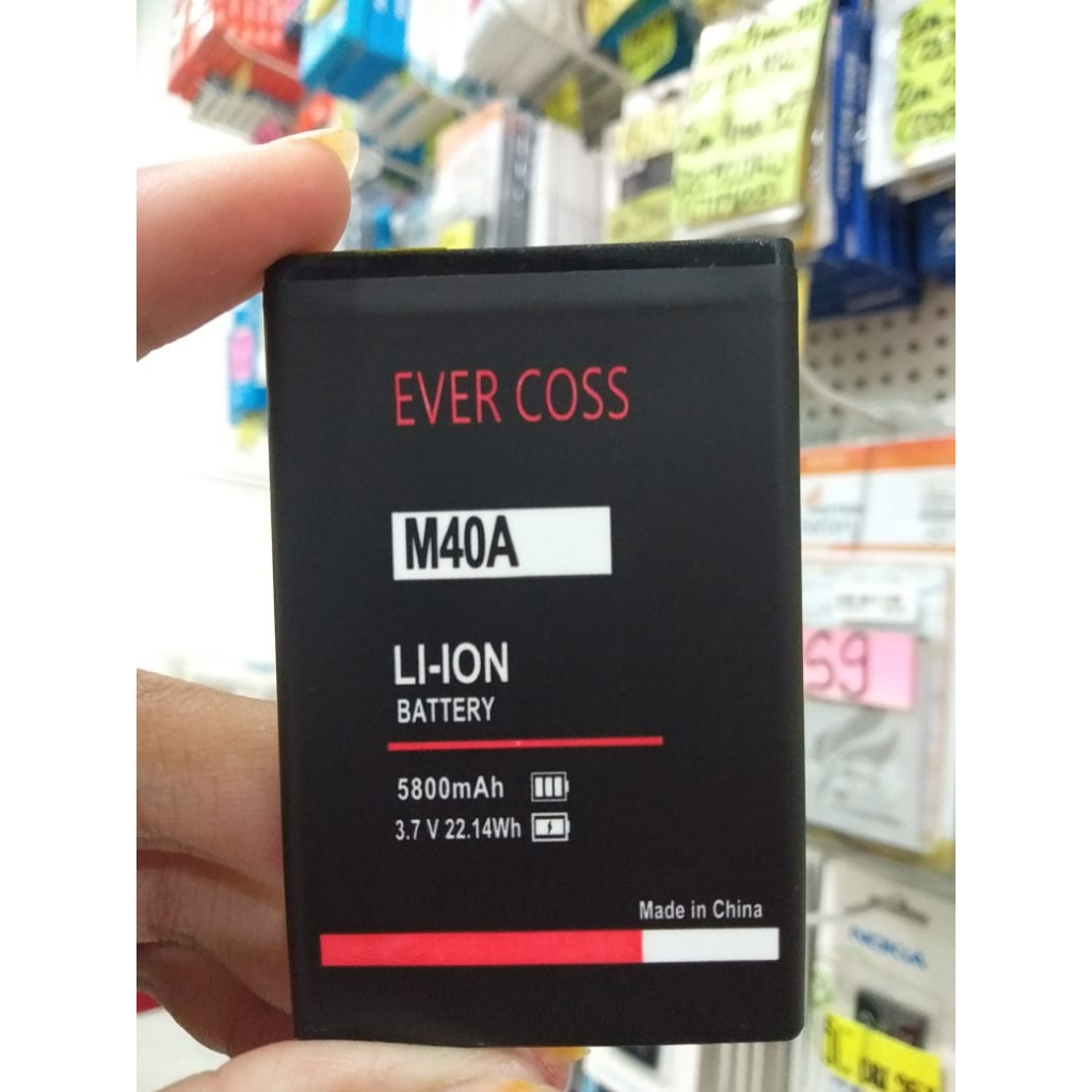 BATERAI EVERCOSS M40A ORIGINAL