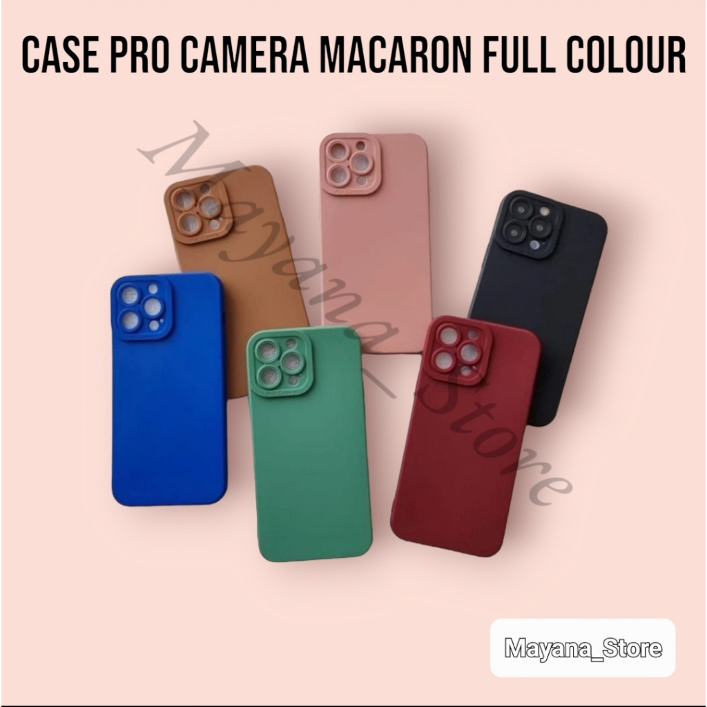 Softcase Macaron Colour Candy iPhone X XR XS XSMAX 6 6G 6S 6Plus 6S+ 7 8 7Plus 8Plus SE 2020-2022 Ca