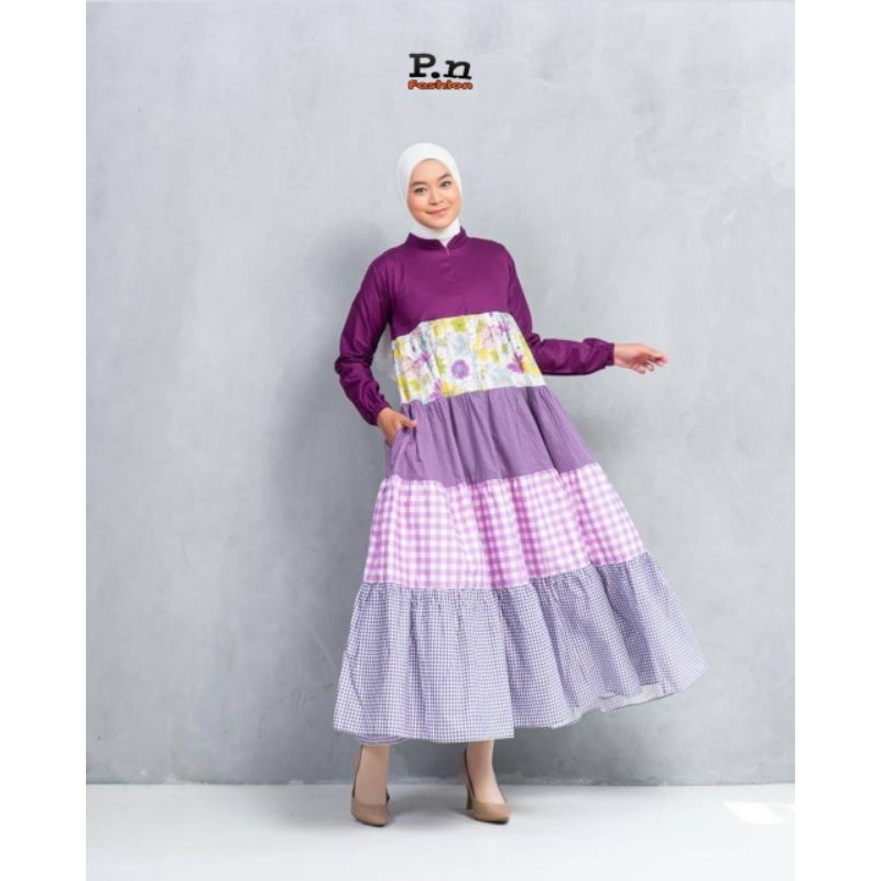 (COD) Gamis Patchart GB-PN 2201 by Pn Fashion
