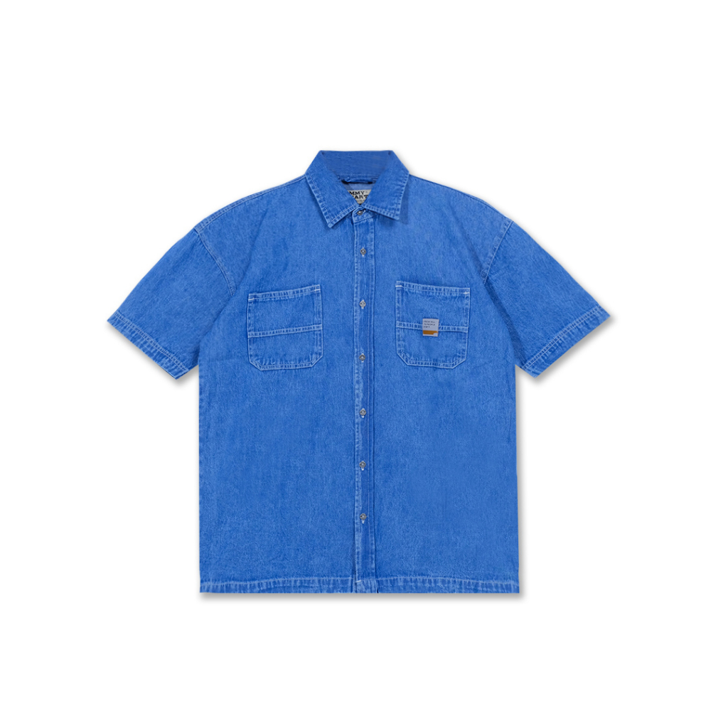 Jimmy and Martin - Basic Short Sleeve Denim Shirt - GSS-0001