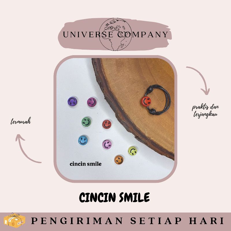 [UC] CINCIN SMILE / CINCIN TALI KOREA / CINCIN DIY
