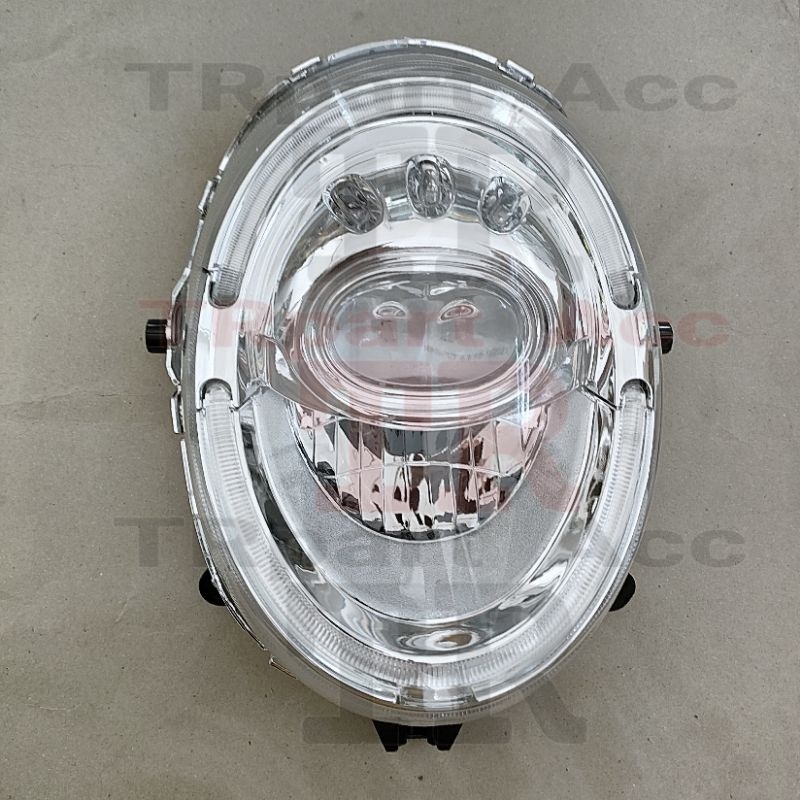 Reflektor Depan + LED Lampu Depan + LED motor Scoopy Fi 2017