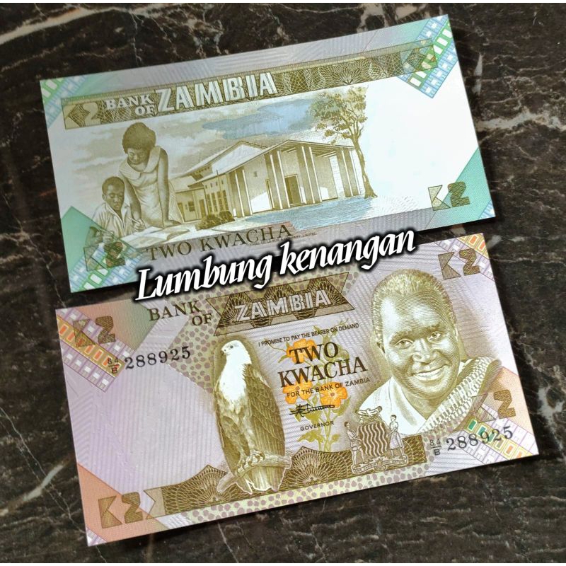 uang asing Zambia 2 Kwacha