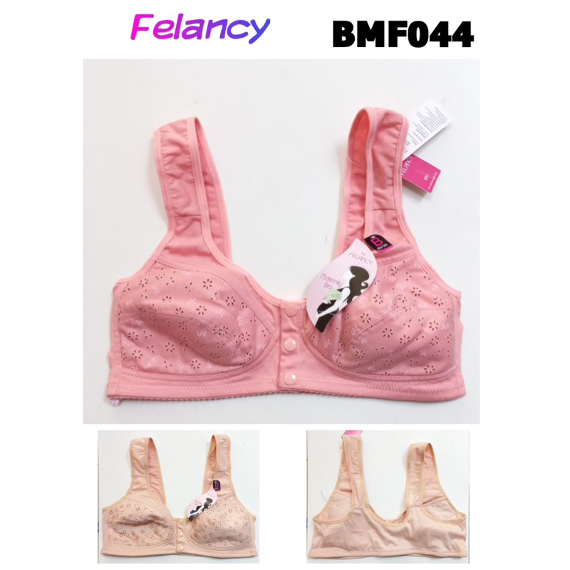 BMF044 bra menyusui felancy kancing depan tanpa kawat 36B 38B 40B 42B