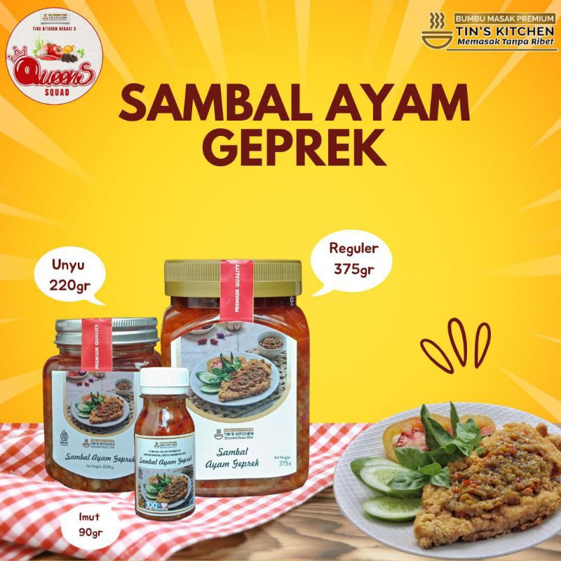 

Sambal Ayam Geprek Tins Kitchen