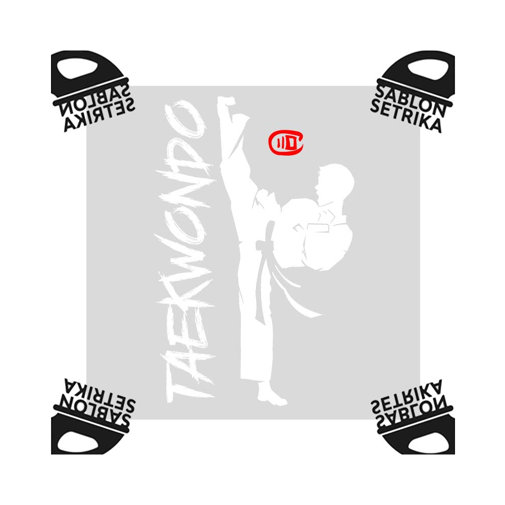 

Sablon DTF Sablon Setrika taekwondo Sticker Emblem