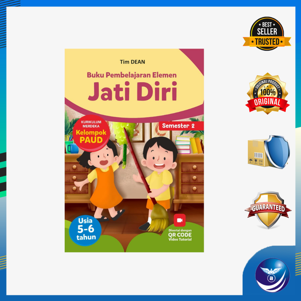 BUKU PEMBELAJARAN ELEMEN : JATI DIRI TK B SEMESTER 2 Untuk 5-6 Tahun / F. Eny P, S.Pd. PAUD, Eni Nur