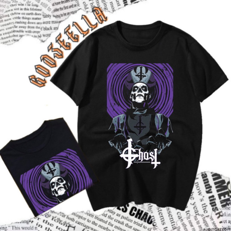 KAOS BAND METAL | GHOST | BIG SIZE | BOOTLEG