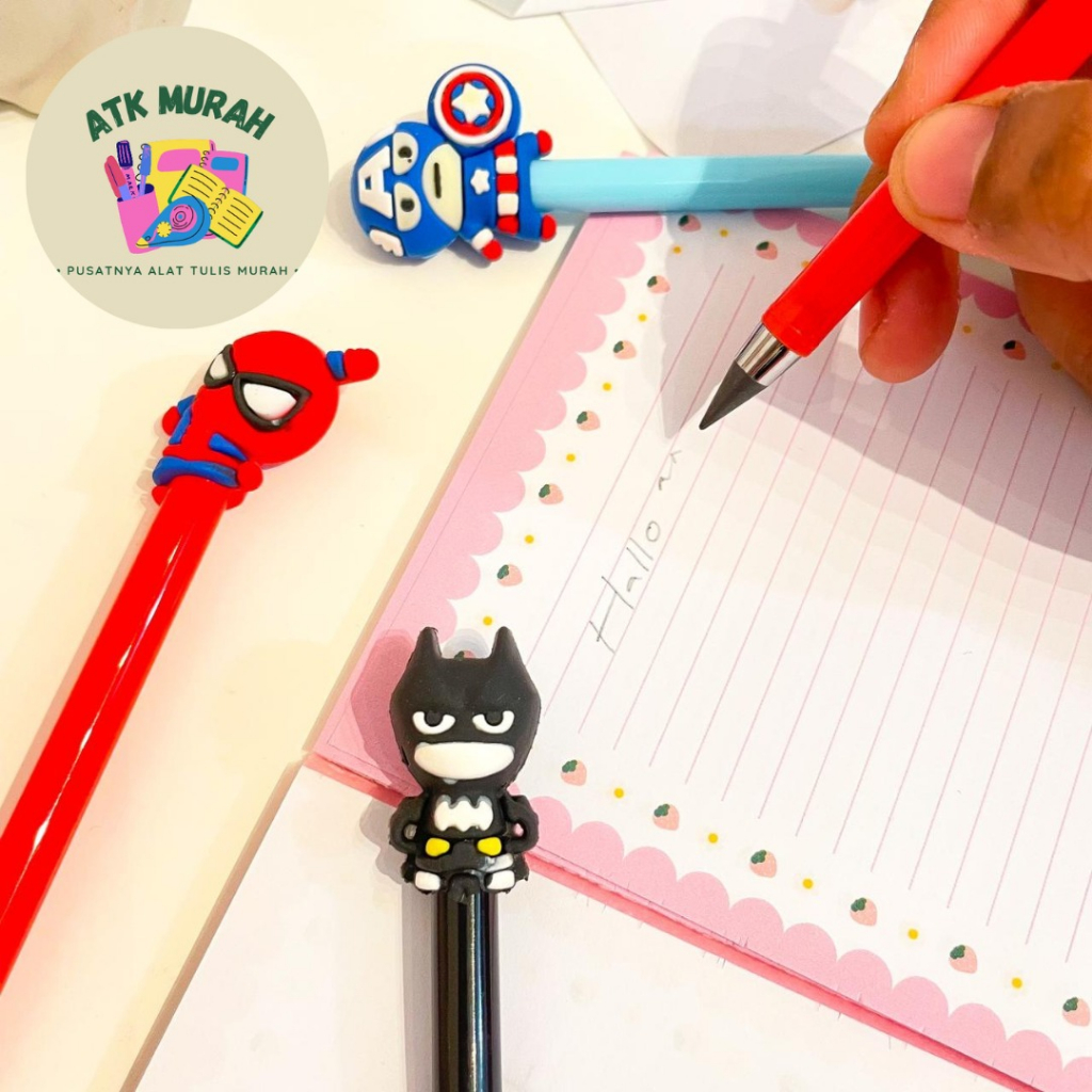 

pensil graphite infinite avenger pencil alat-alat sekolah aesthetic termurah bagus lucu imut COD