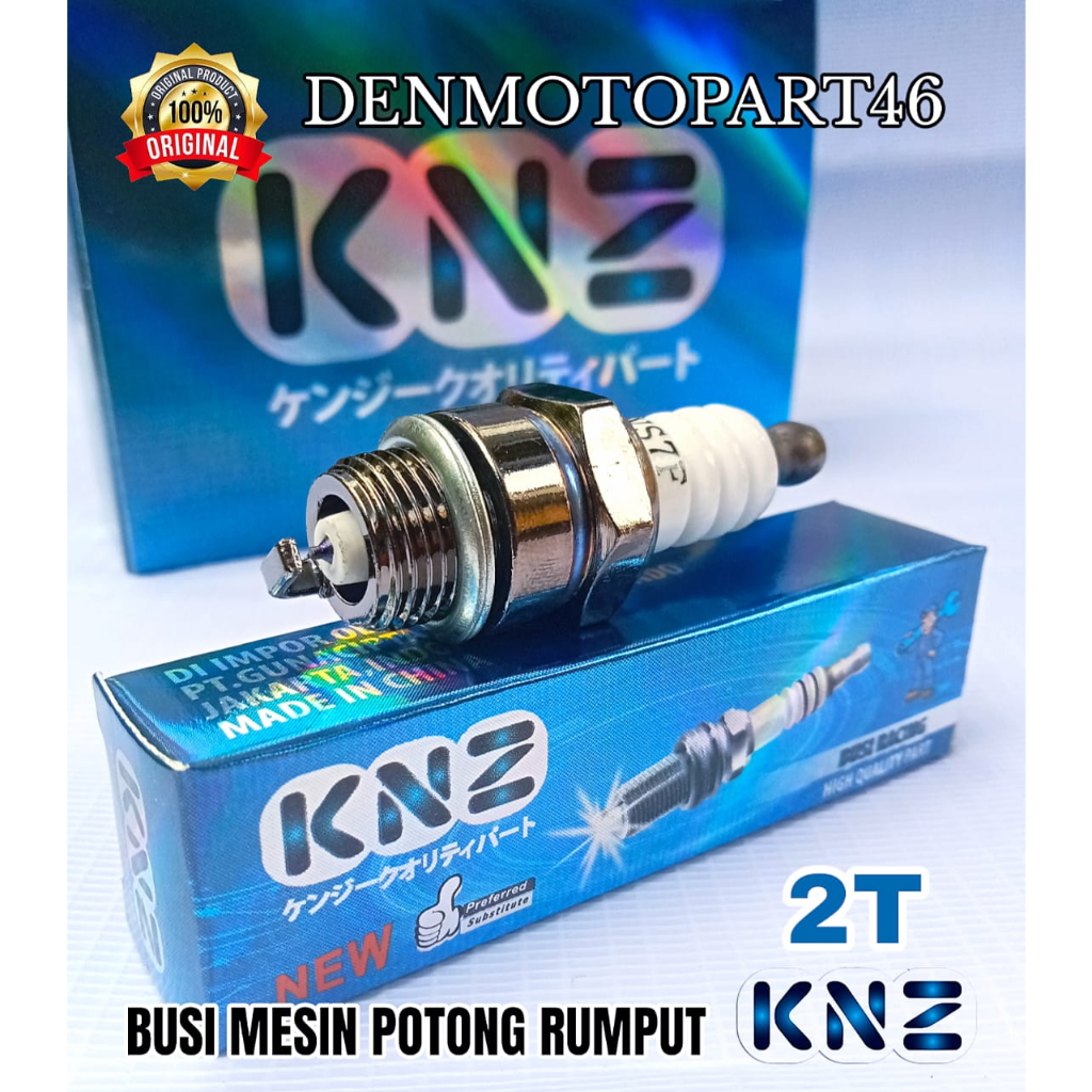 BUSI KNZ RACING 2T [ WS7P ] / BUSI MESIN POTONG RUMPUT [ KNZ RACING ]