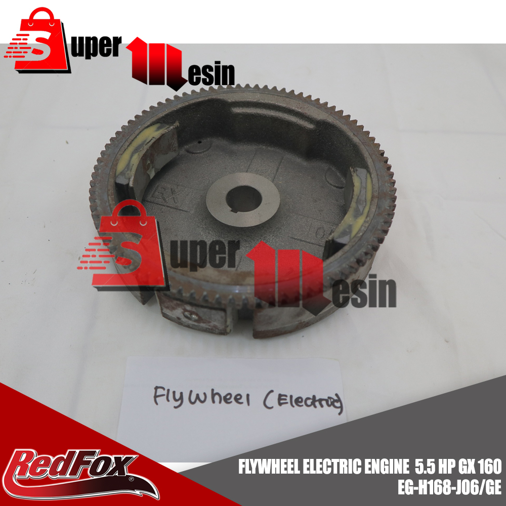 Flywheel electric engine 5.5 HP roda angin mesin penggerak bensin RF160