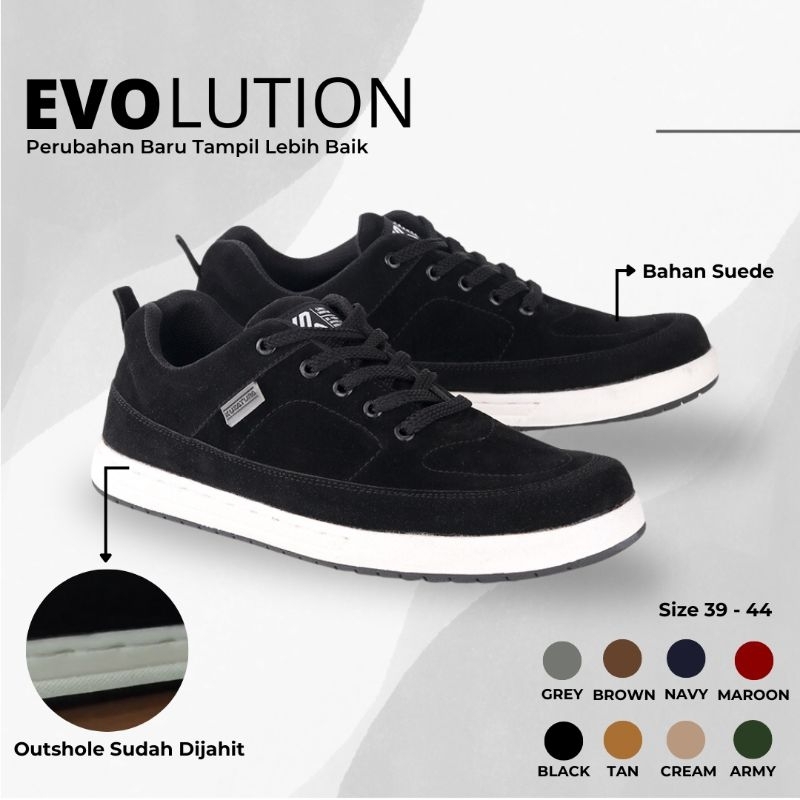 ORIGINAL-Sepatu Casual Pria Kuzatura evolution
