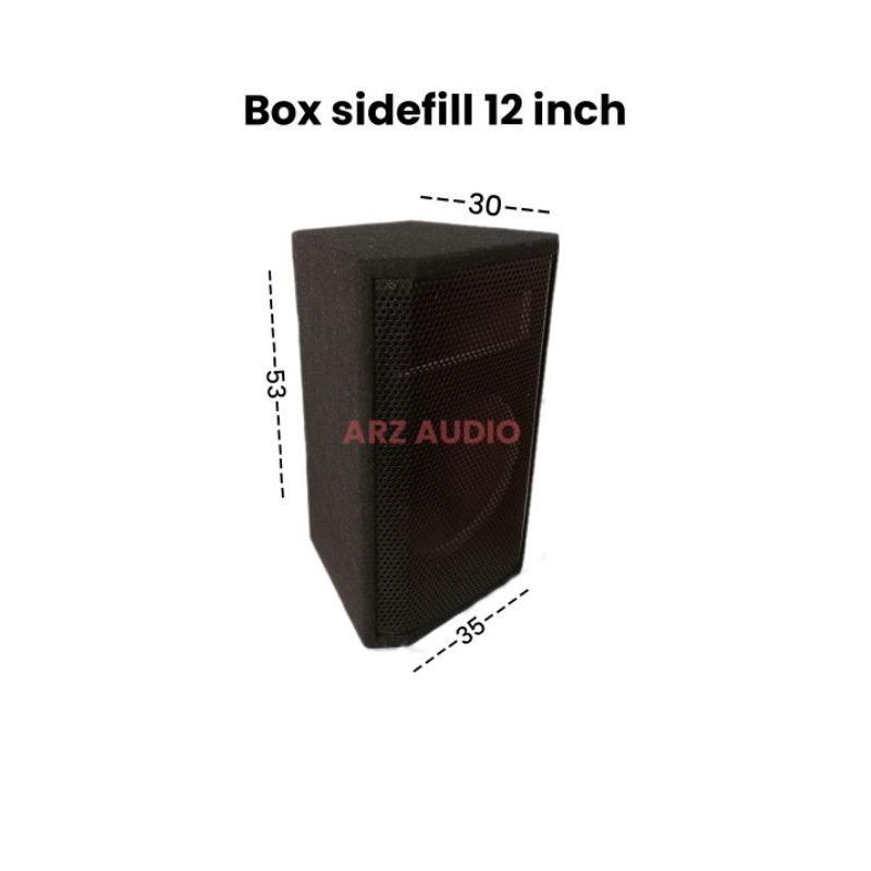 Box speaker kosongan sidefill / senfill 12 inch
