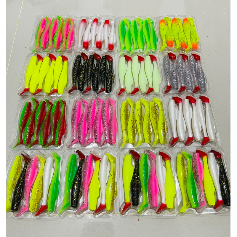 Soft lure 8cm Rep zman 6 pcs lembut