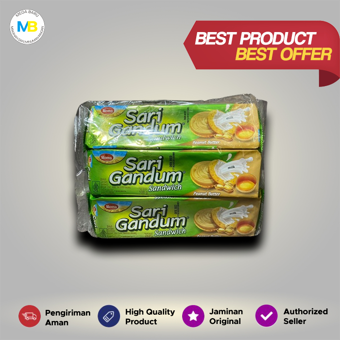 

Roma Sari Gandum Sandwich 108 g
