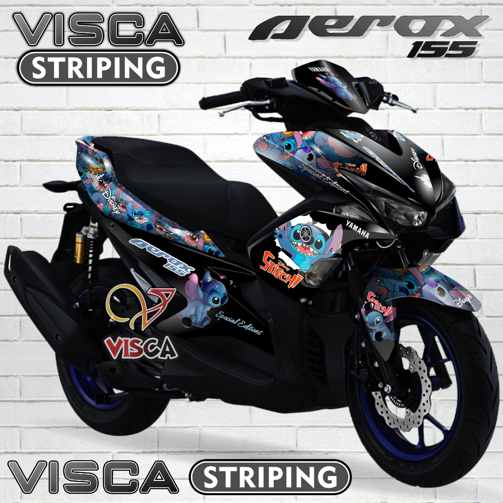 Decal Aerox 155 Old Full Body - Stiker Aerox 155 Old Keren - Striping Aerox 155 Old Variasi - Decal 