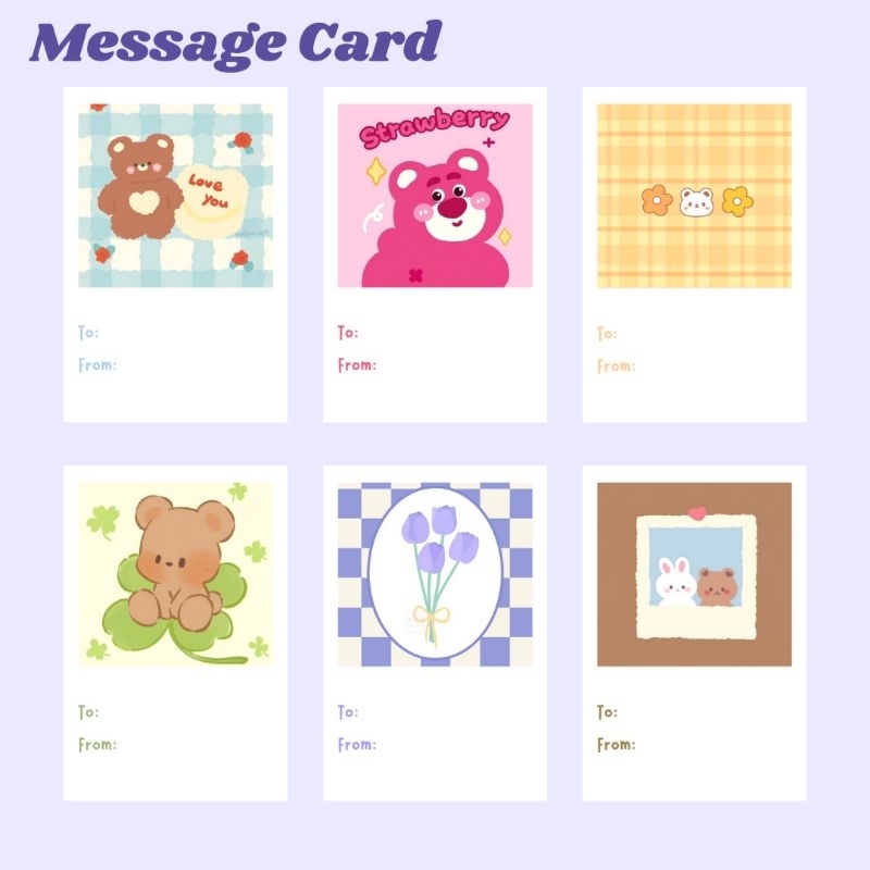 

Message Card | Greeting Card | Kartu Ucapan