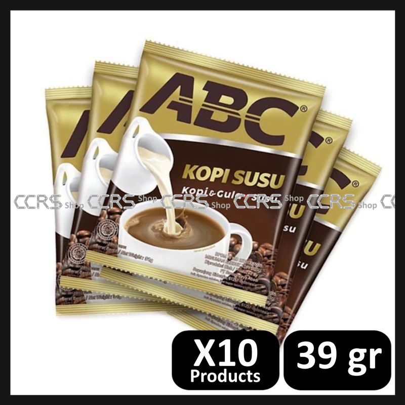 

CCRS Shop – Kopi ABC Susu 31 gr Kopii Sachet Kopi Gula + Susu 1 Renteng isi 10 pcs - Bandung