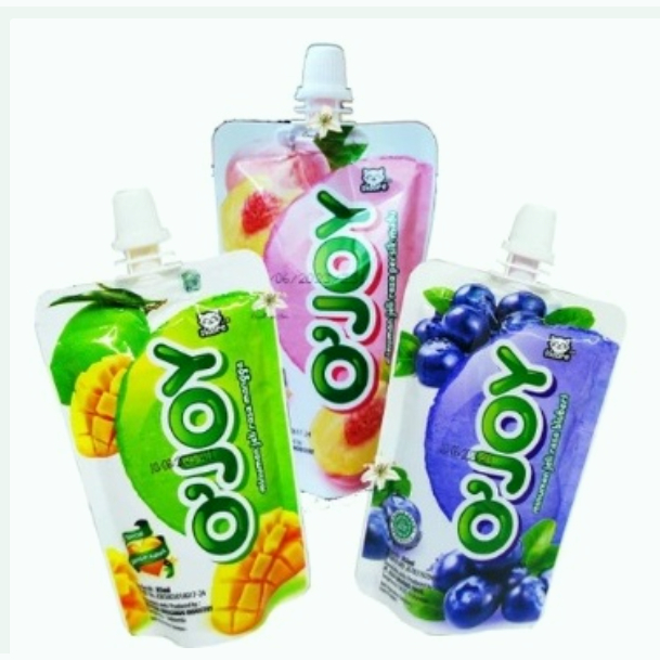 SIDORE JELLY OJOY 85ml BLUEBERRY PERSIK MADU MANGGA POUCH JELI BLUEBERI PEACH MAKANAN MINUMAN RINGAN
