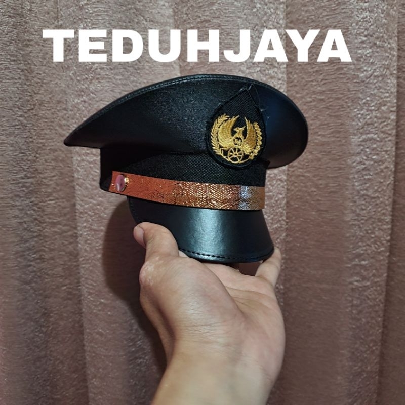 topi masinis anak / topi pet masinis anak