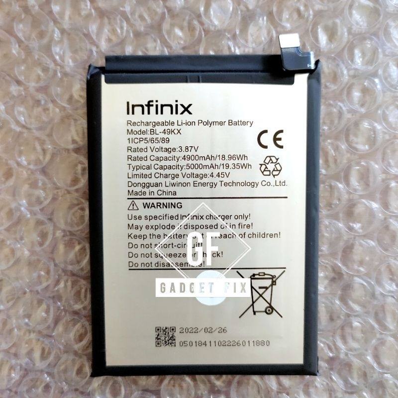 Baterai Batre Infinix BL-49KX Original HP Infinix 12 G96 X670 Battery Batrei Tanam Infinixx Note 12 