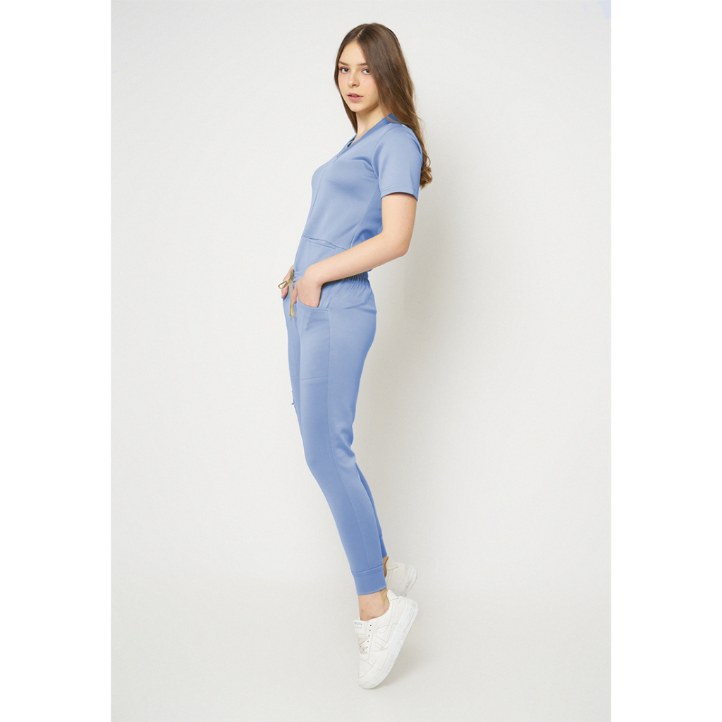 TENSOR WOMEN Yourscrubs ID - Dokter Scrubs baju oka perempuan lengan pendek fit