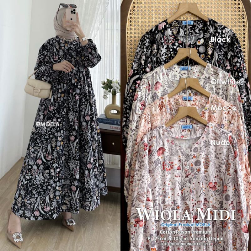 WIOLA MIDI DRESS ORIGINAL BY MOELA