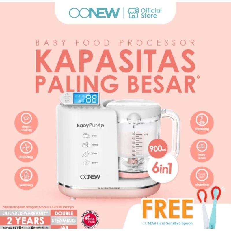 Preloved Oonew michelin 6 in 1 food processor