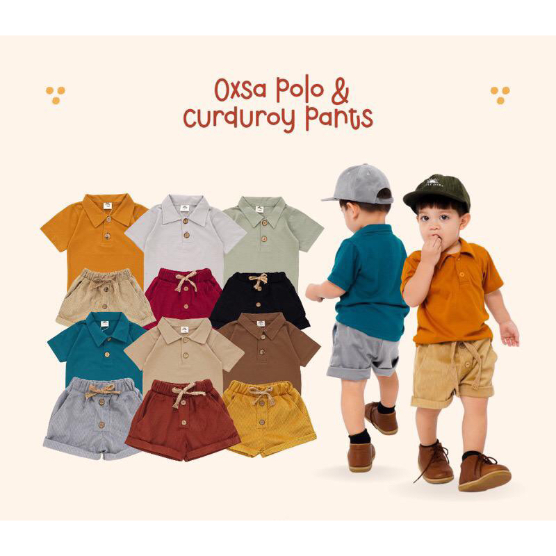 OXSA SET /Pakaian anak laki-laki / outfit anak laki laki