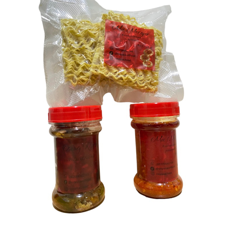 

Paket hemat Mie Mengor + Oseng klotok
