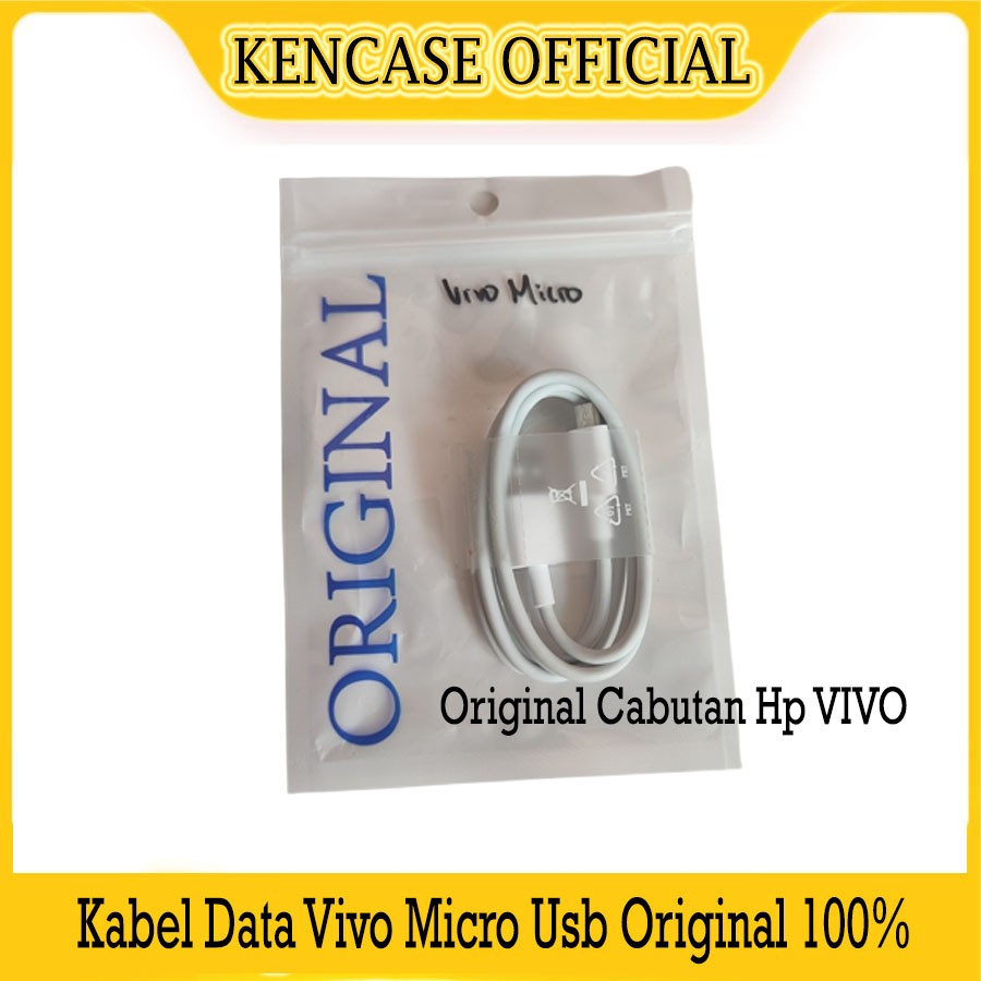 Kabel Data Vivo Micro Usb Original Fast Charging Cabutan Hp Vivo Y12