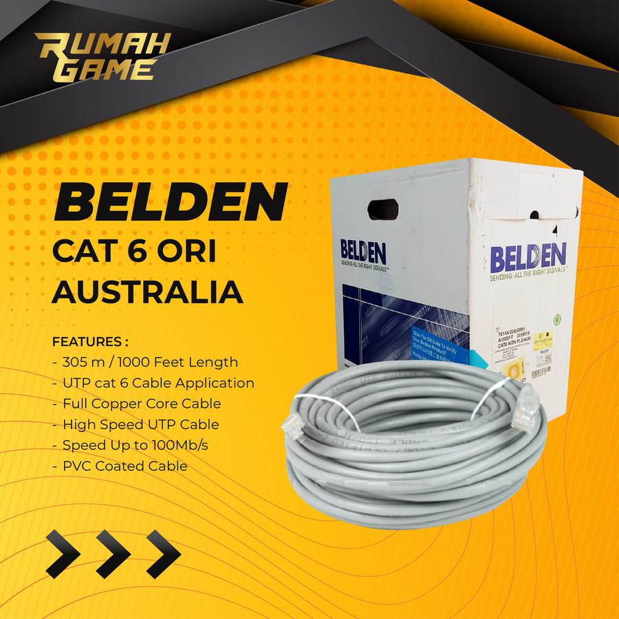 Kabel Belden LAN UTP cat 6 / cat6 / Kabel Data Cat 6 Belden 305M