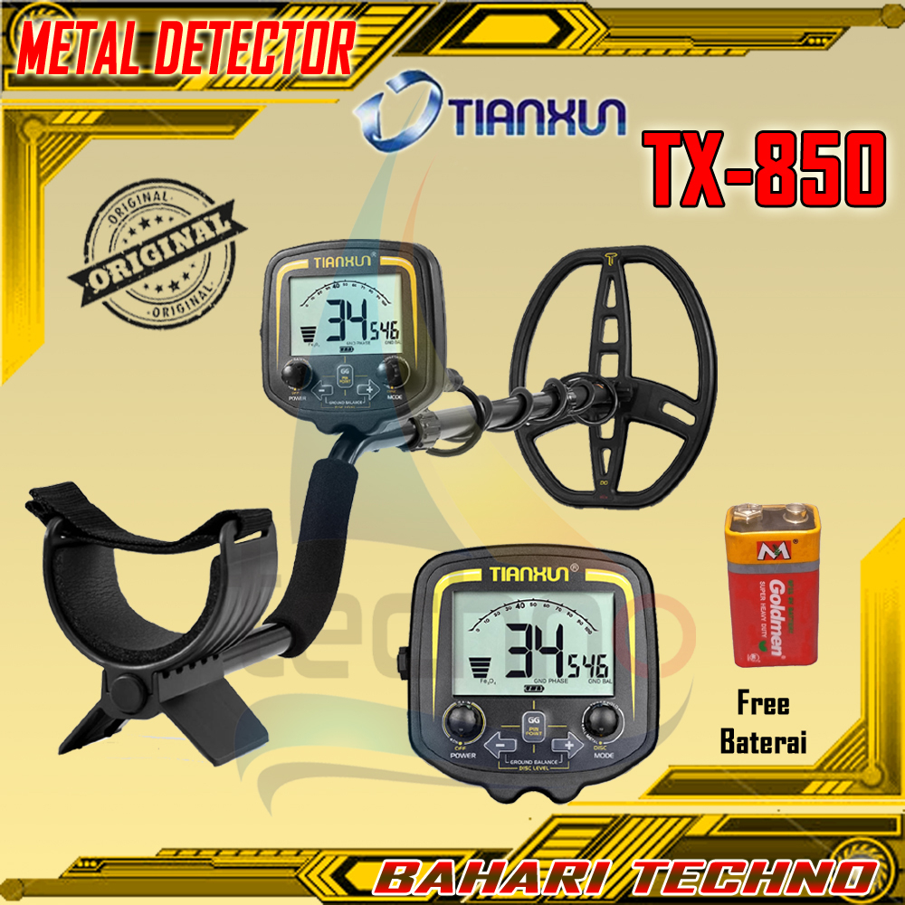 TIANXUN TX 850 Metal Detektor TX850 Logam Emas Pendeteksi Logam Dan Emas Metal Detector TX-850 Pencari Emas Detektor Logam Emas Dalam Tanah OLD VERSION