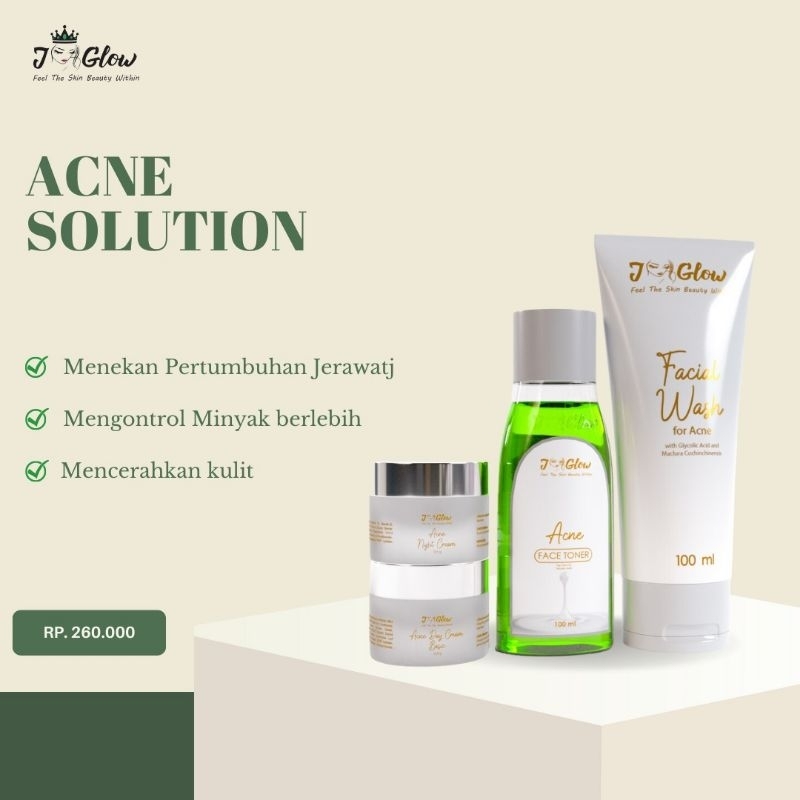 JGLOW SKINCARE PAKET ACNE / JGLOW SKINCARE / SKINCARE BPOM / CANTIK JGLOW /BEAUTY JGLOW/ JGLOW / JGL