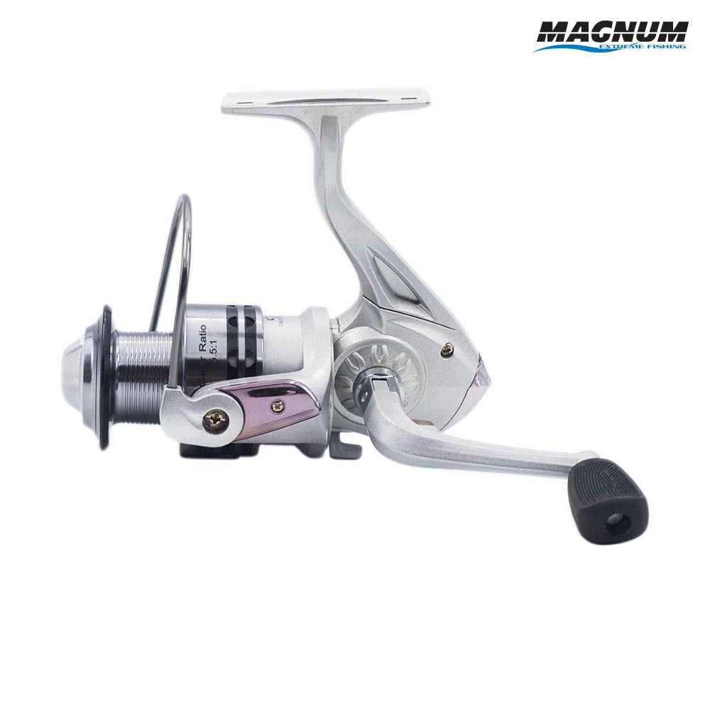 MAGNUM EMPIRE A METAL SPOOL 5 BB Reel Pancing Spinning Galatama Kuat