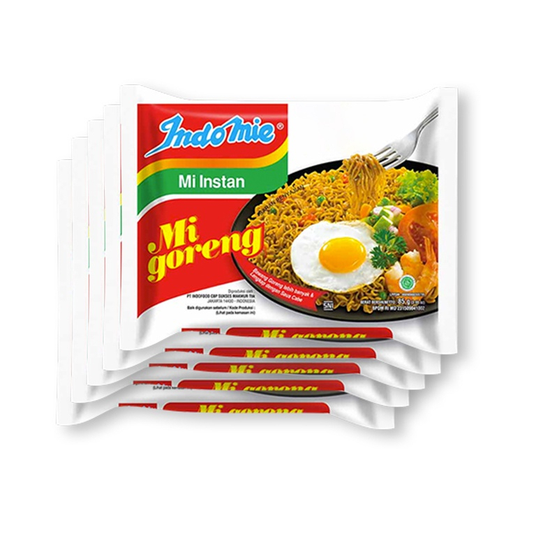 

Indomie Mie Goreng Mie Instan 85gr x 5 pcs