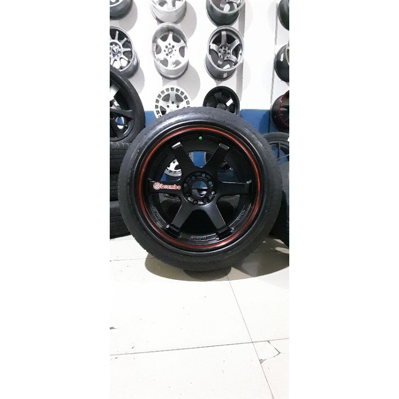 Velg Dan Ban Mobil Bekas Hsr Medan Te37 ring16x7/8,5 Velg Celong Second