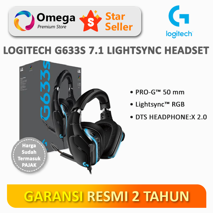 Logitech G633s 7.1 LIGHTSYNC Gaming Headset