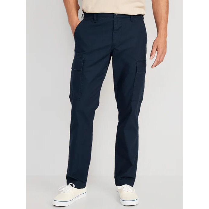 Old Navy Straight Oxford Cargo Pants Men Navy Long Pants Cargo Celana Panjang Old Navy Anti air Quic