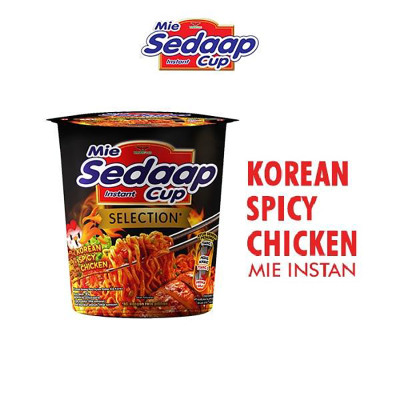 

Sedaap Mie Instant Goreng Selection Cup Korean Spicy Chicken 81 g